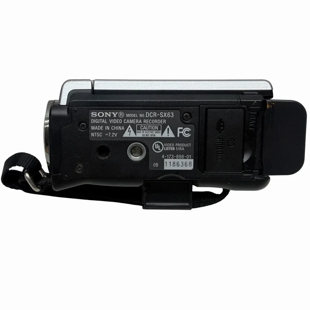 Sony Handycam DCR-SC63 Standard Definition Digital Camcorder, Silver 16GB Memory